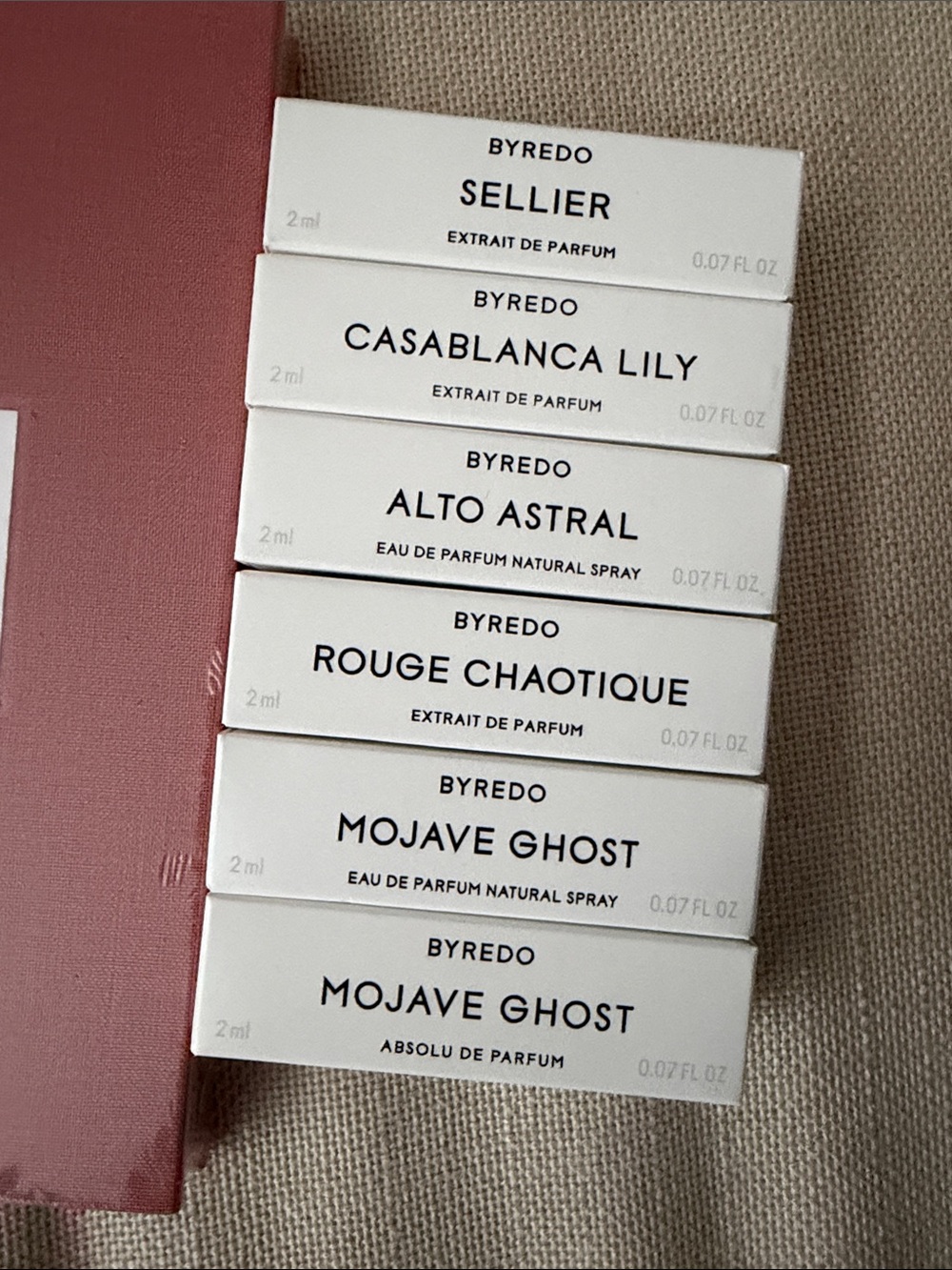 Byredo Hardcover Los Angeles Book - Dusty Rose and NEW samples - Picture 2 of 3